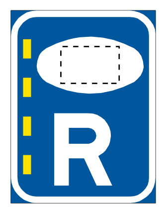 The lane on the right of the right of the yellow line is reserved for the exclusive use of authorized public transport vehicles