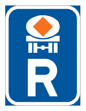 This area is reserved for parking by the class of vehicle shown