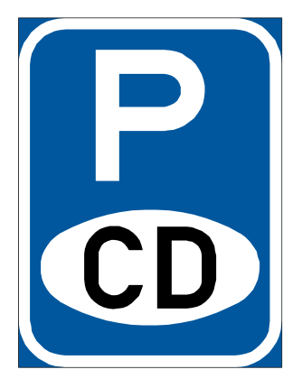 This area is reserved for parking by authorized vehicles