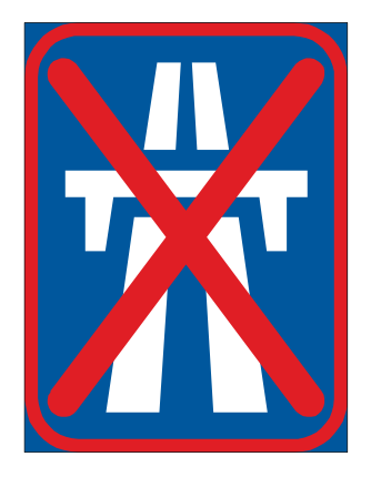 End of dual carriage freeway and freeway rules no longer apply