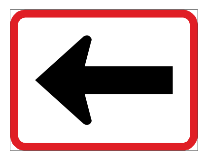 Applies only when proceeding left