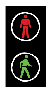 Steady red man