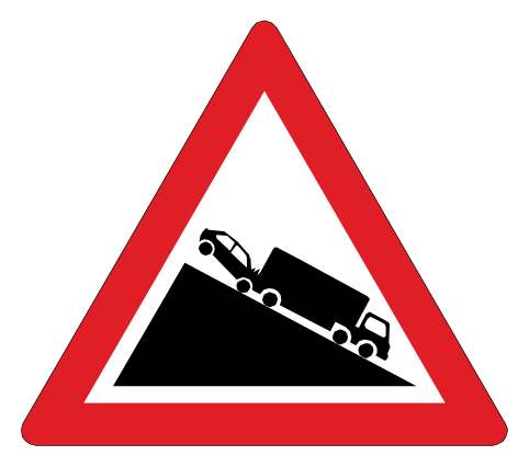 Slow moving vehicles ahead