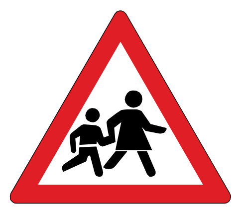 Children ahead