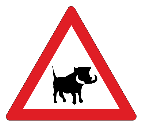 Warthogs ahead