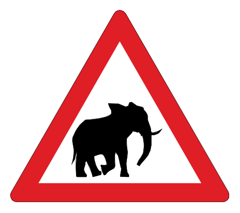 Elephants ahead