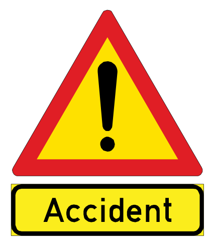 Advanced warning signs with supplementary plates