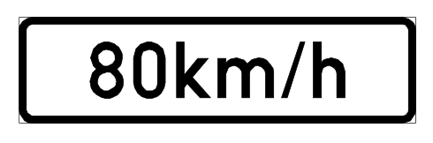 Recommended speed