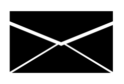 These symbols are found in a town or city to indicate the nature of the destination to which the white direction sign is pointing