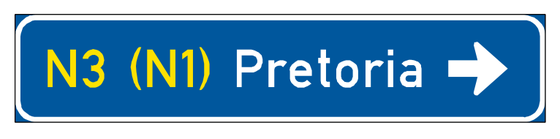 GUIDANCE SIGNS: DIRECTION SIGN EXAMPLES
