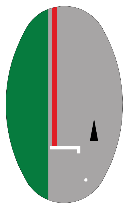 No stopping solid red line