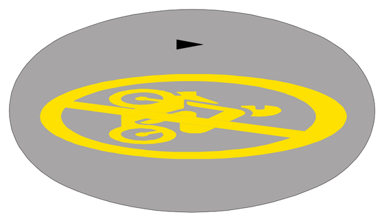 No motorcycles