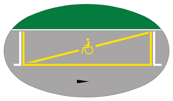 Disabled persons parking